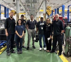 Wendy Novoa with the All Roads Trucks team